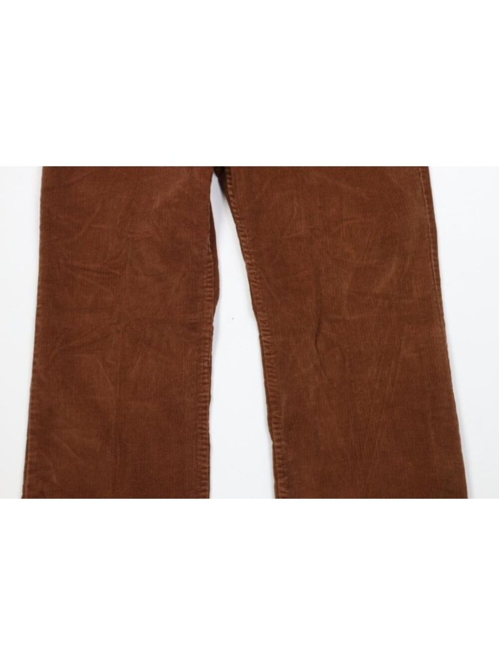 Vintage 70s Wrangler Womens 16 Faded Flared Wide Leg Corduroy Pants Brown USA - Picture 3 of 12
